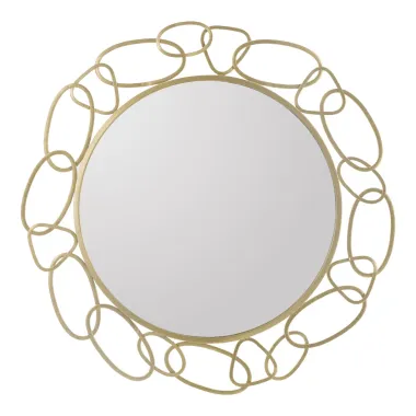 Lustro CHAIN GOLD Ø 84X2 cm